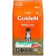 Ração Seca Premier Pet Golden Especial para Cães Filhotes porte Pequeno sabor Frango e Carne - 3Kg