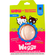 Petisco Wow Weggs Hello Kity para Gatos porte Médio sabor Pato - 1 Unidade