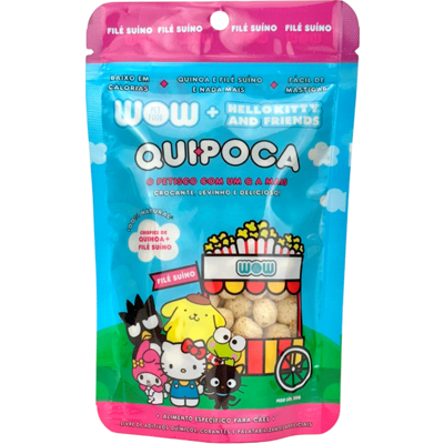Petisco Wow Quipoca Hello Kity para Cães sabor Filé Suíno