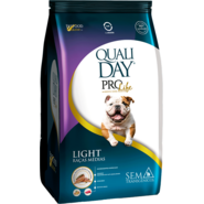 Ração Seca Qualiday Pro Life Light para Cães Raças Médias - 13Kg