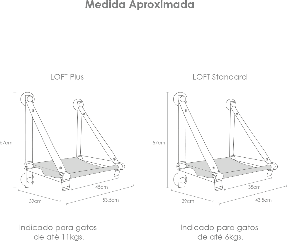 Cama de Janela Woolie Loft Verde para Gatos - Standard