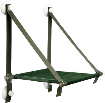 Cama de Janela Woolie Loft Verde para Gatos - Standard