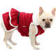 Vestido de Natal Bichinho Chic para Cães e Gatos Vermelho