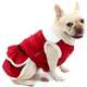 Vestido de Natal Bichinho Chic para Cães e Gatos Vermelho