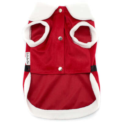 Camiseta de Natal Bichinho Chic para Cães e Gatos Vermelho