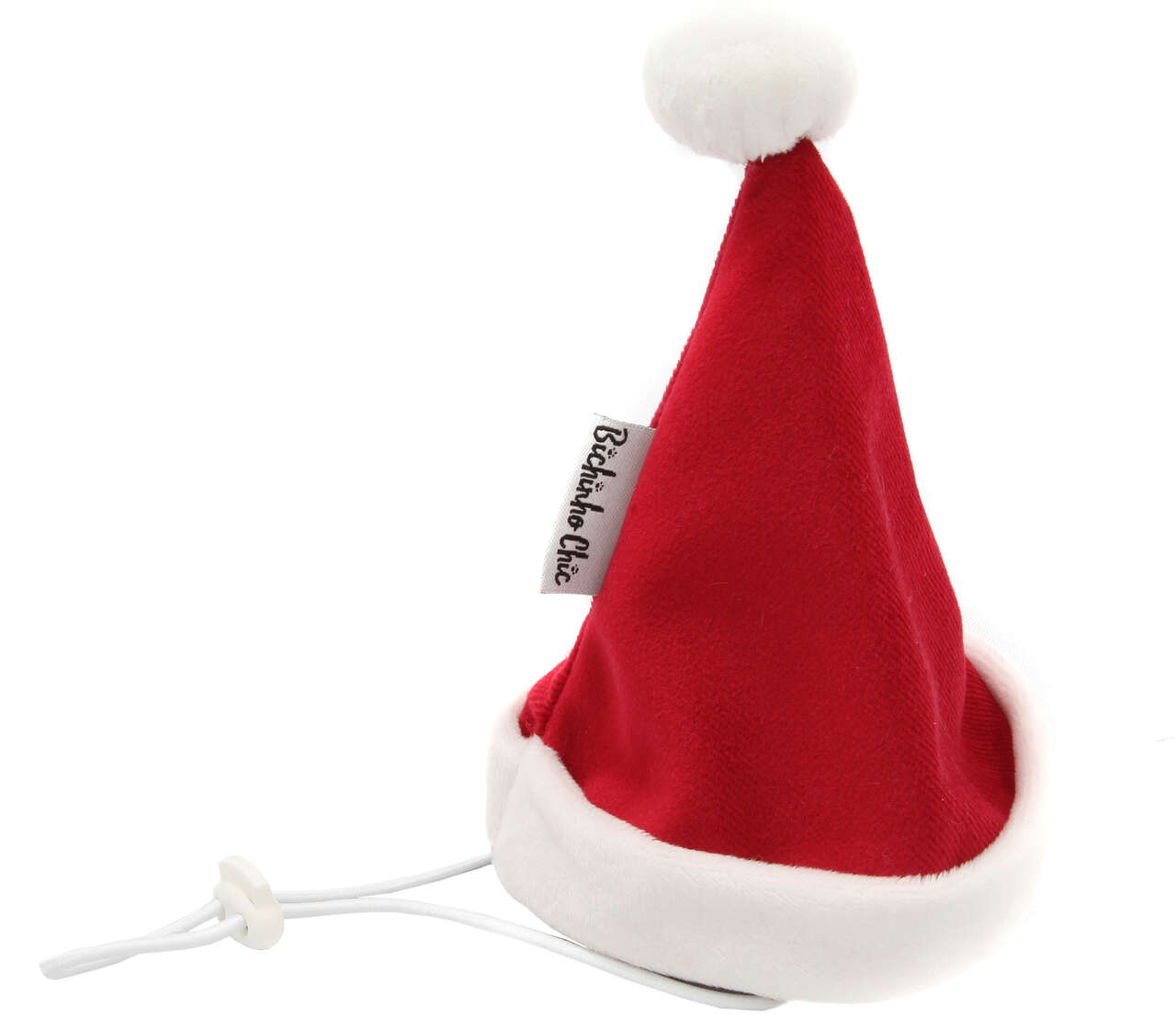 Gorro de Natal Bichicho Chic para Cães e Gatos Vermelho - Tam. G