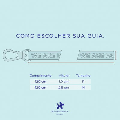  “Guia We Are Family Viva Lili Vermelha para Cães e Gatos”
