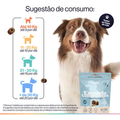 Petisco Buddy Nutrition Esconde Comprimidos para Cães”