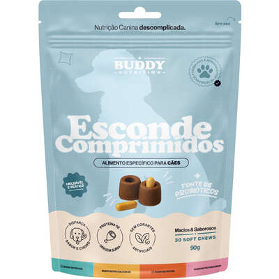 Petisco Buddy Nutrition Esconde Comprimidos para Cães”