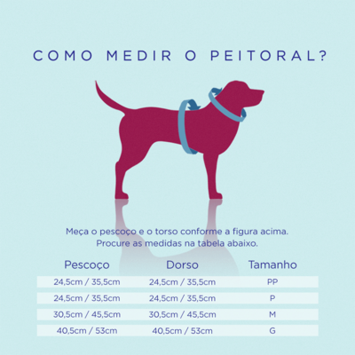 Peitoral We Are Family Viva Lili Vermelha para Cães e Gatos