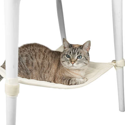 Rede de Cadeira Woolie Lush Off White para Gatos