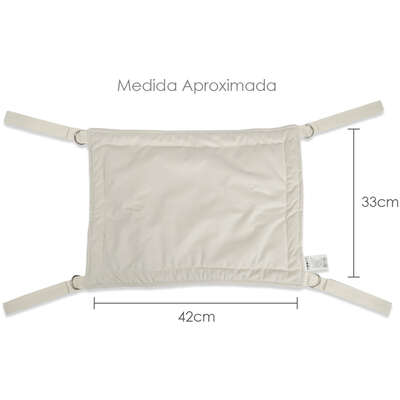 Rede de Cadeira Woolie Lush Off White para Gatos