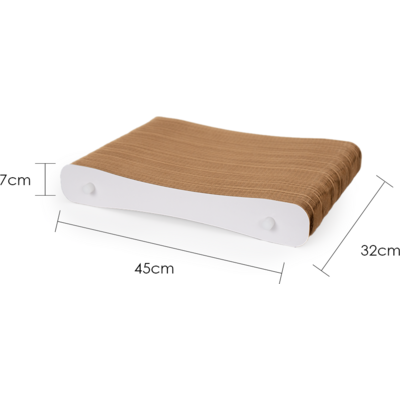 Brinquedo Arranhado Woolie Origami Slides Branco