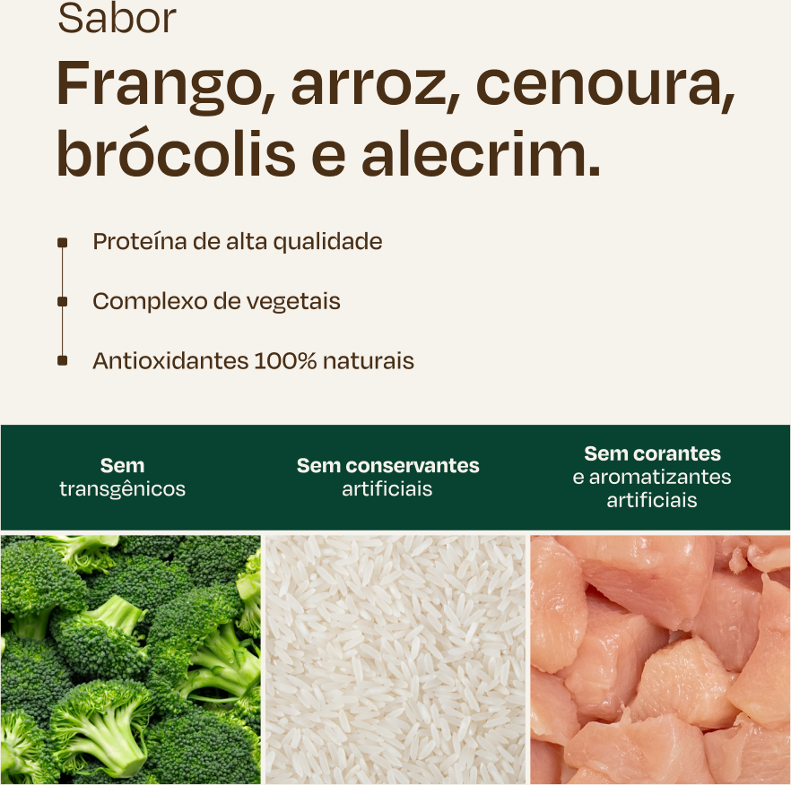 Ração Seca Nutrilus Natural Frango e Arroz para Cães Adultos Raças Pequenas - 10,1Kg