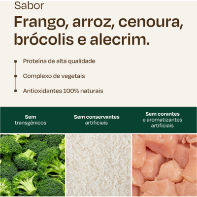 Ração Seca Nutrilus Natural Frango e Arroz para Cães Adultos Raças Pequenas