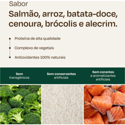 Ração Seca Nutrilus Natural Sabor Salmão e Arroz para Gatos Adultos