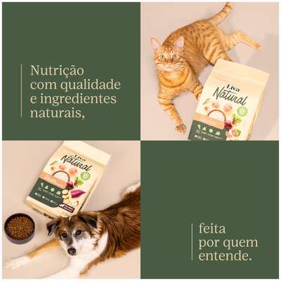 Ração Liva Natural Salmão e Goiaba Gatos Adultos