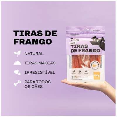 Petisco Natural True Meats Tiras de Frango para Cães