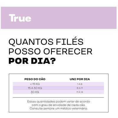 Petisco Natural True Meats Filé de Pato para Cães