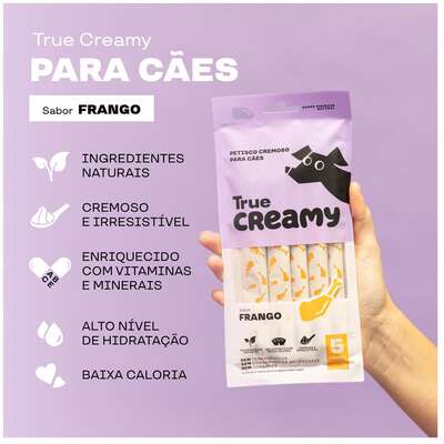 Petisco Cremoso True Creamy sabor Frango para Cães