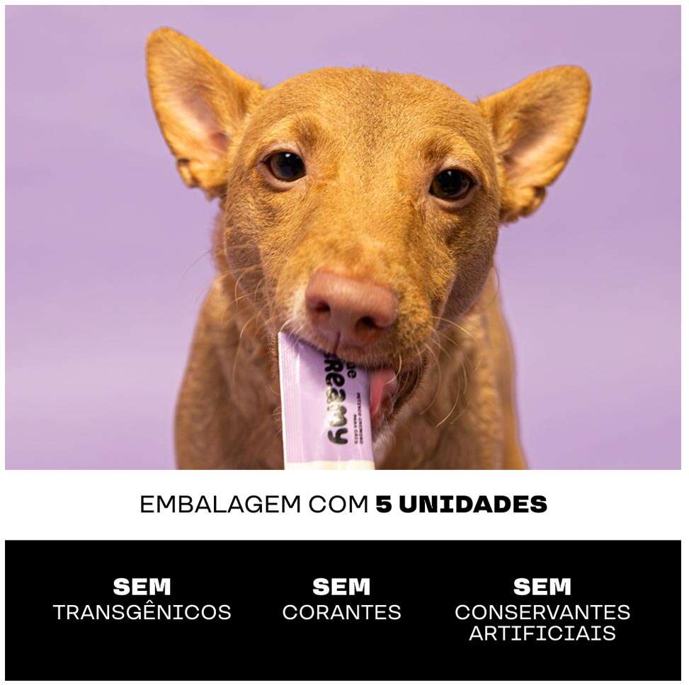 Petisco Cremoso True Creamy Care Sensitive Sabor Pato para Cães - 1 Pacote (5 Unidades)