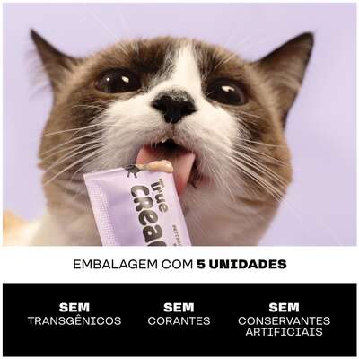 Petisco Cremoso True Creamy Care Urinary Sabor Pato e Frango para Gatos