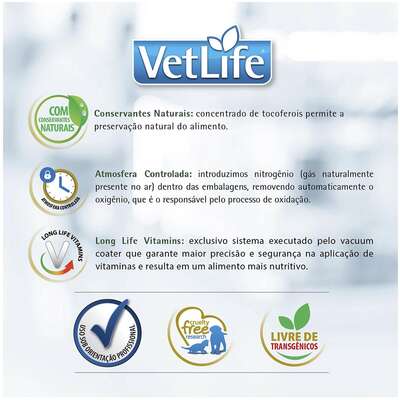 Ração Seca Farmina Vet Life Gastrointestinal UltraCare Low Fat para Cães Adultos Raças Mini e Pequenas