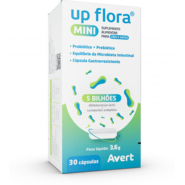 .Suplemento Alimentar Avert Up Flora Mini para Cães e Gatos - 30 Cápsulas