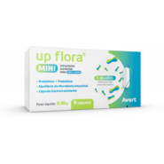 Suplemento Alimentar Avert Up Flora Mini para Cães e Gatos - 8 Cápsulas