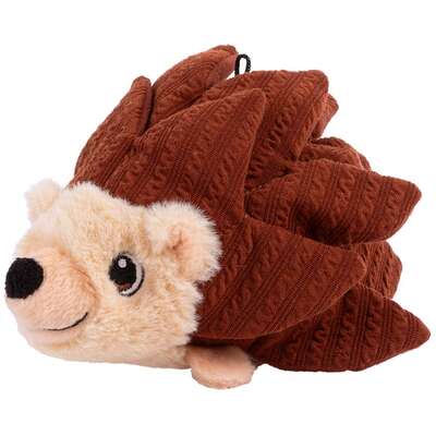 Brinquedo Pelúcia Kong Camadas Forage Ouriço Marrom Para Cães