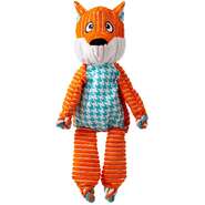 Brinquedo Pelúcia Kong Floppy Knots Fox Jumbo Laranja para Cães - Tam. Único