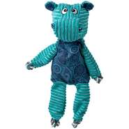 Brinquedo Pelúcia Kong Floppy Knots Hippo Jumbo Azul para Cães - Tam. Único
