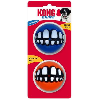 Brinquedo Recheável Kong Grinz Rogz 2 Variedade para Cães