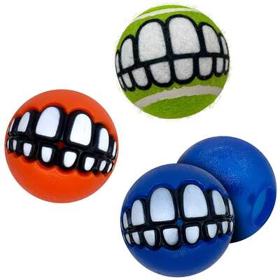 Brinquedo Recheável Kong Grinz Rogz 3 Variedade para Cães