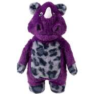 Brinquedo Pelúcia Kong Jungle Jamz Rinoceronte Roxo para Cães - Tam. Único