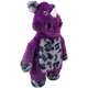 Brinquedo Pelúcia Kong Jungle Jamz Rinoceronte Roxo para Cães