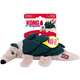 Brinquedo Pelúcia Kong Layerz Forage Armadillo Verde para Cães