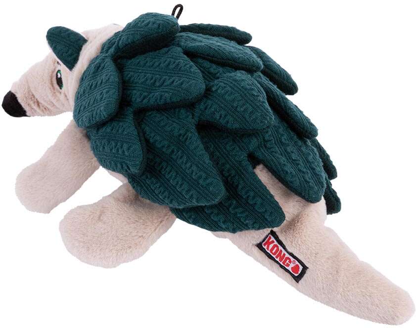 Brinquedo Pelúcia Kong Layerz Forage Armadillo Verde para Cães - Tam. Único