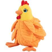 Brinquedo Pelúcia Kong Layerz Forage Hen Laranja para Cães - Tam. Único