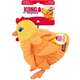 Brinquedo Pelúcia Kong Layerz Forage Hen Laranja para Cães