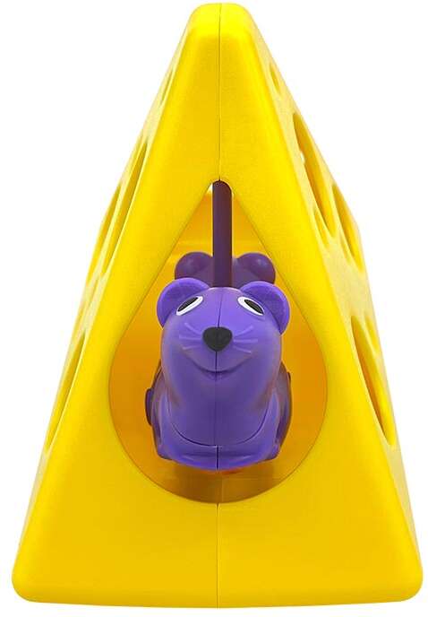 Brinquedo Recheável Kong Rewards Rocker Cheese Amarelo para Gatos - Tam. Único