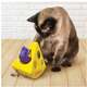 Brinquedo Recheável Kong Rewards Rocker Cheese Amarelo para Gatos