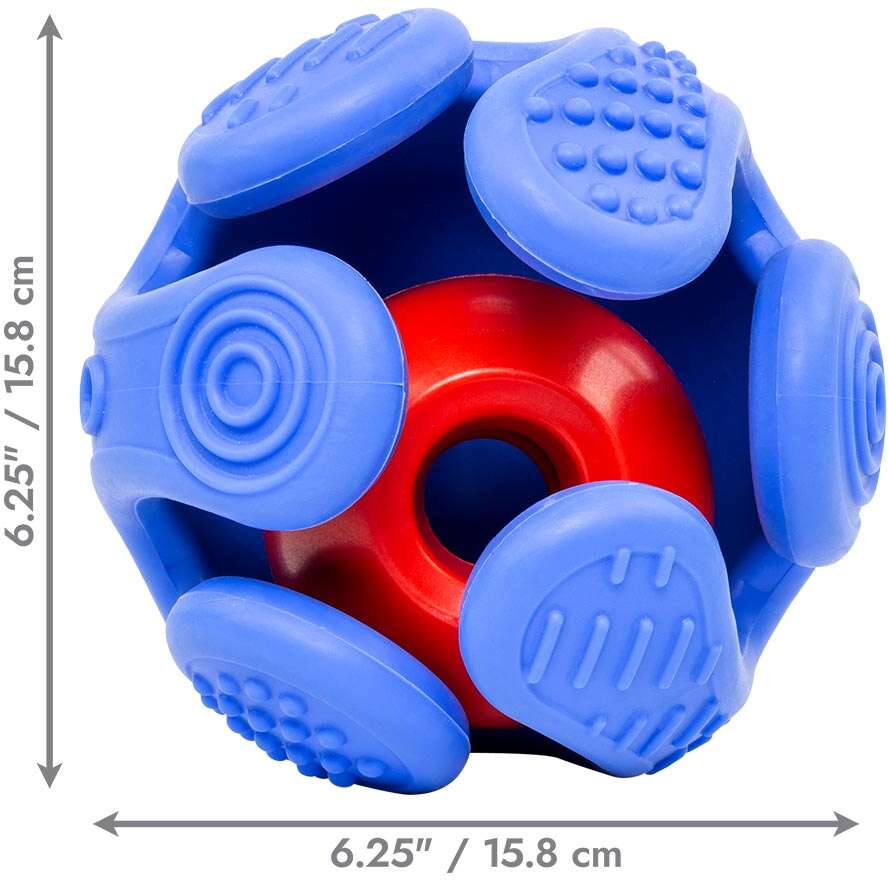 Brinquedo Recheável Kong Rewards Wrapz Azul para Cães - Tam. Único