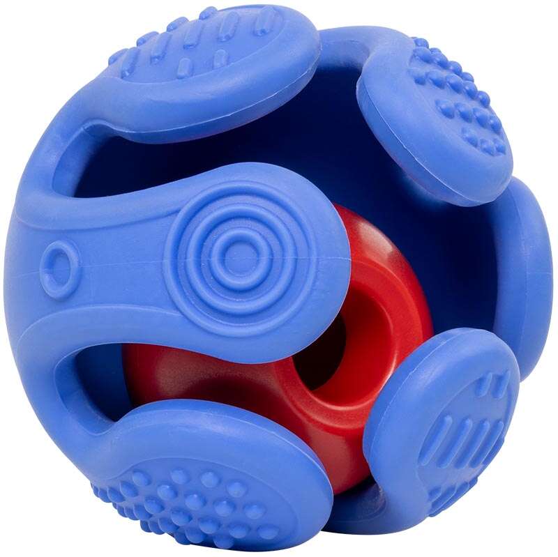 Brinquedo Recheável Kong Rewards Wrapz Azul para Cães - Tam. Único