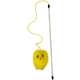 Brinquedo Varinha Kong Teaser Chirpz Pintinho Amarelo para Gatos