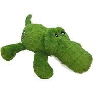 Brinquedo Pelúcia Kong Cozie Jumbo Jacaré Verde para Cães - Tam. EG