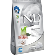 Ração Seca Farmina N&D White para Cães Adultos de Raças Médias e Grandes Sabor Peixe - 7Kg