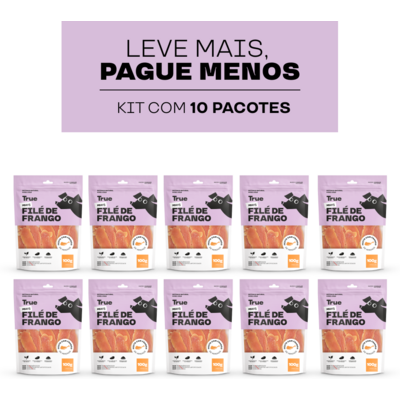Petisco Natural True Meats Filé de Frango para Cães