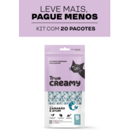 Petisco Cremoso True Creamy Sabor Camarão e Atum para Gatos