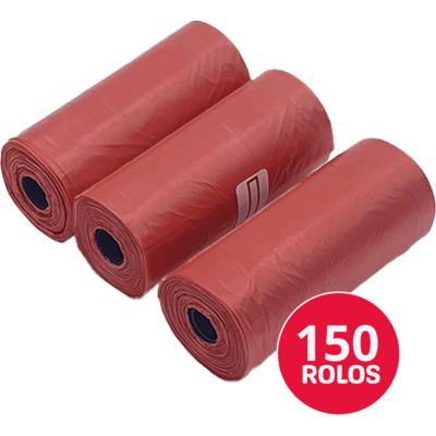 Refil Cata Caca Kroco Vermelho Biodegradável